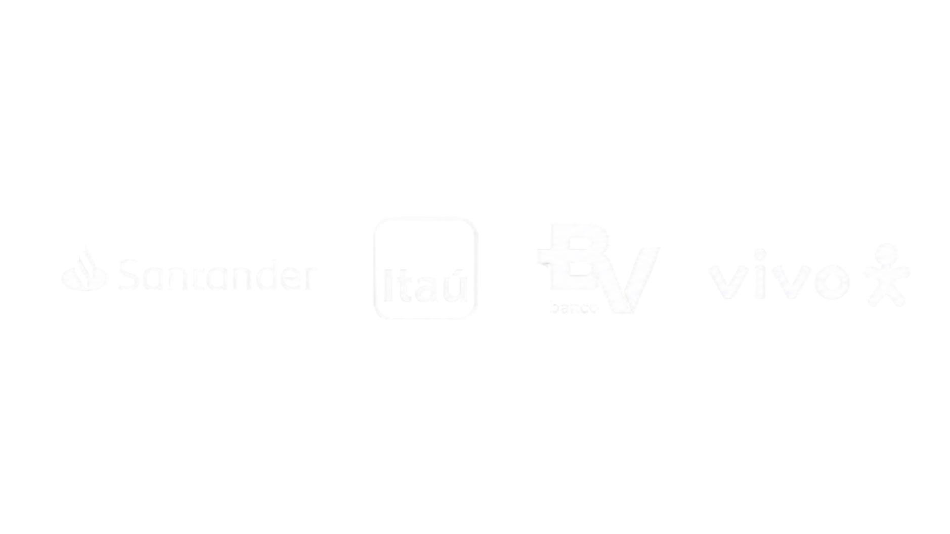 Empresas: Santander, Itaú, Banco BV, Vivo
